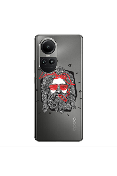 Other Oppo Reno10 5G Cool glasses Transparent Silicone TPU Θήκη