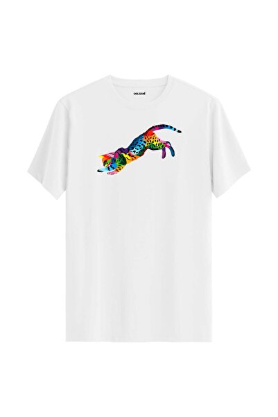 Colermi Colorful Nox Cat Printed T-Shirt