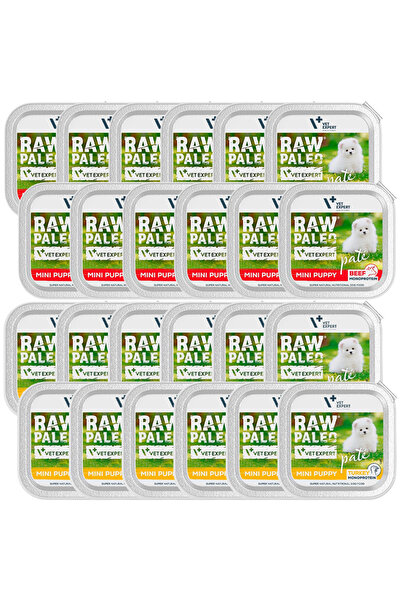 Raw Paleo VetExpert Mix de Arome Pate Mini pentru Cățeluși 24x150g