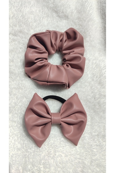 Çiğdem Tuhafiye 2-Pack Bow Buckle Elastic Bow, Bagel