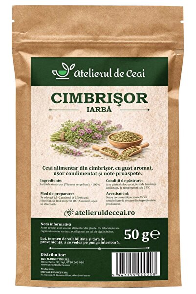 atelierul de ceai Ceai de iarbă de cimbrișor