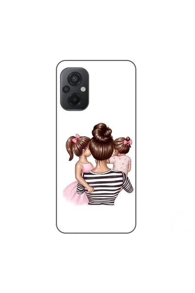 OEM Case compatible with Xiaomi Poco M5 Silicone Gel Tpu Pattern Mom and Girls