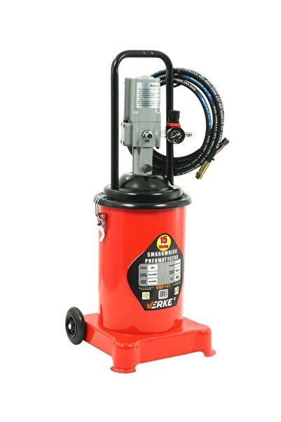 VERKE Stație de gresare acționată pneumatic, recipient de 15L, V86141