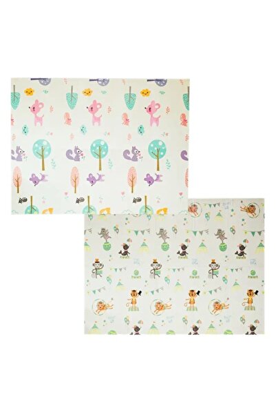 Rao Children's Mat, RAO, with 2 Sides, Deer/Circus Pattern, XPE+PE, Waterproo...