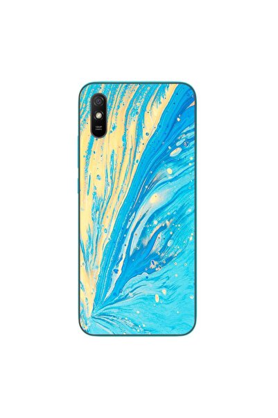 OEM Калъф, съвместим с Xiaomi Redmi 9A, силиконов гел TPU модел Aqua Bloom