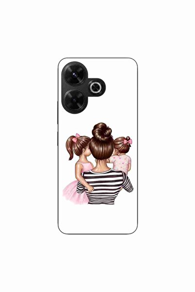 OEM Case compatible with Xiaomi Redmi 13 4G Silicone Gel Tpu Model Mom and Girls