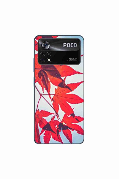 OEM Case compatible with Xiaomi Poco X4 Pro Silicone Gel Tpu Pattern Autumn L...