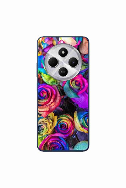 OEM Case compatible with Xiaomi Redmi 14C Silicone Gel Tpu Colorful Roses Pat...