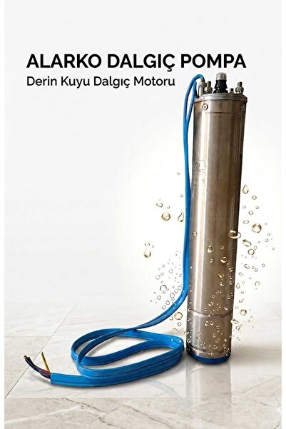 ALARKO-CARRİER ALARKO DALGIÇ POMPA 1,5 HP (1,1 kW) gücünde ve 220V Monofaze