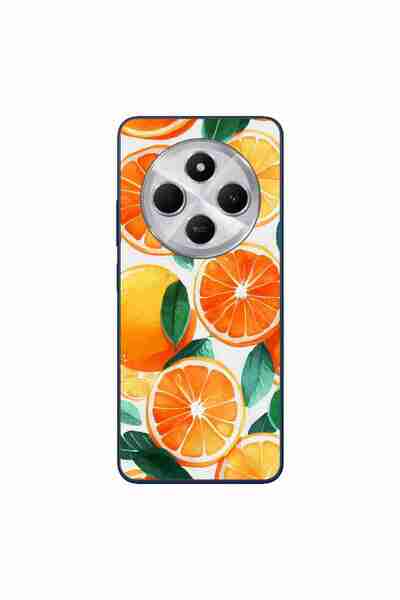 OEM Case compatible with Xiaomi Redmi 14C Silicon Gel Tpu Model Oranges