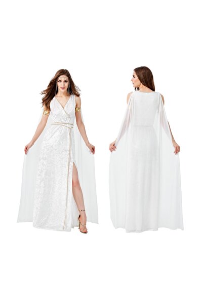 Korbi Costum, Korbi, Rochie Lunga Eleganta, Accente Aurii Izbitoare, Set Comp...