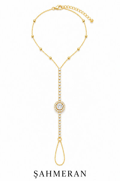 Jack Ferrero Gold Color Steel Zircon Stone Minimal Shahmeran