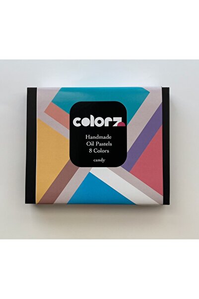 COLORZ Profesyonel 8li Yağlı Pastel Seti (Şeker Renkleri)