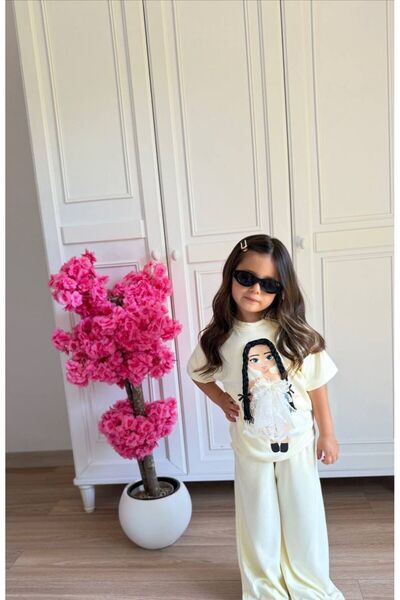 shop KIZ ÇOCUK GÜNLÜK BEBEK FİGÜRLÜ SAÇLARI ÇIKARILABİLİR CIRCIRTLI 2’Lİ TAKI...