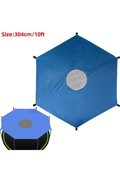 choice2 10FT 6/8/10ft Trampoline Cover Anti-UV Waterproof Trampoline Shade Co...