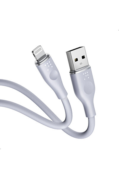 VOLTME كابل Powerlink Moss السائل من السيليكون USB A إلى Lightning 3A - موصل ...