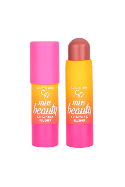 Golden Rose MISS BEAUTY GLOW STICK BLUSHER 02 DUSTY ROSE 6GR