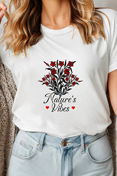 Sarah's Boutique Women's T-shirt – 100% cotton – Nature Vibes
