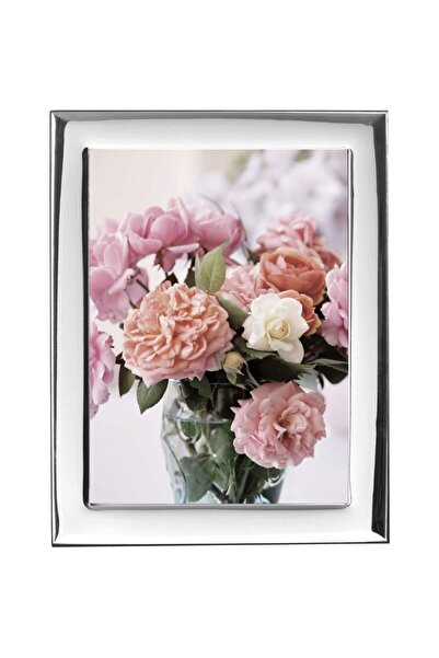 Prince Κορνίζα Ασήμι 9*13cm με ξύλο πίσω Λουστρέ 419WD