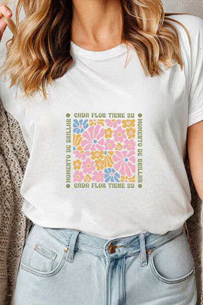 Sarah's Boutique Women's T-shirt – 100% cotton – Each Flower