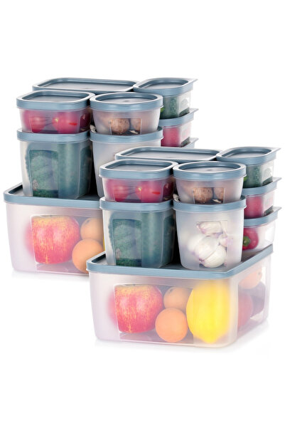 Vilde Set de 20 de recipiente pentru depozitarea alimentelor cu capace