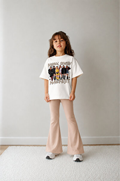 Belya Kids Wear Set de îmbrăcăminte pentru fete, model oversize, Belya Kids D...