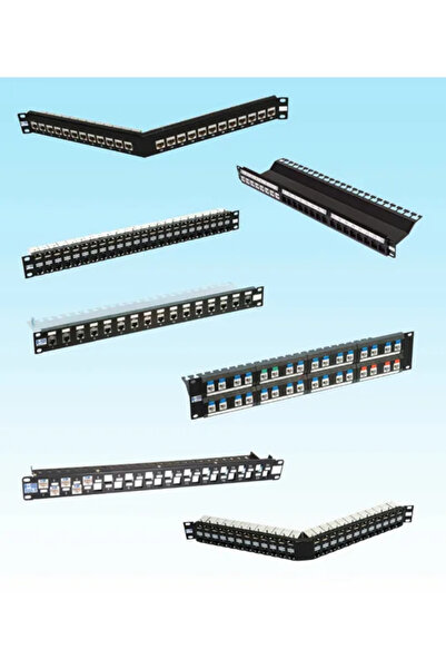 Generic Brand 24 Port Keystone Jack Utp Crossover Panel B