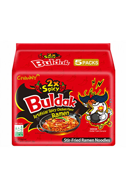 Samyang Buldak Spicy Hot Chicken 2x Flover 140 Gr 5 Adet
