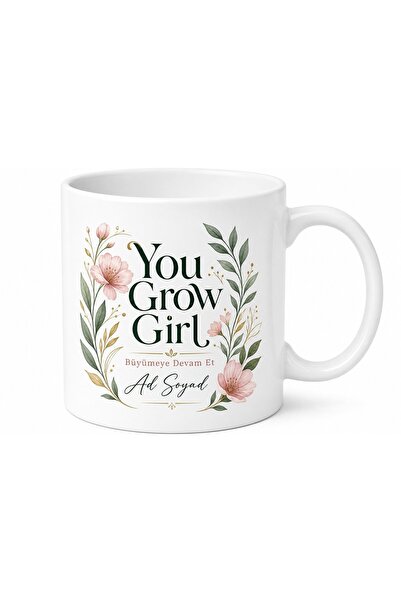 Tupya Gift You Grow Girl Printed Motivational Mug Gift for Developing Women
