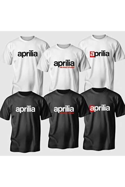 BJACKS Motorsports Wear حزمة خاصة من 6 قمصان تي شيرت لعشاق أبريليا