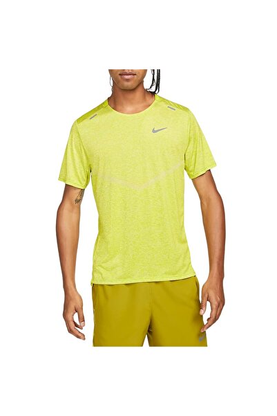 Nike Tricou de alergare pentru bărbați Dri-Fit Rise 365 SS 2023-Lime-2XL