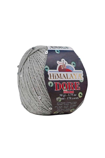 Himalaya Dore 61421 Light Gray - Silver Sequin