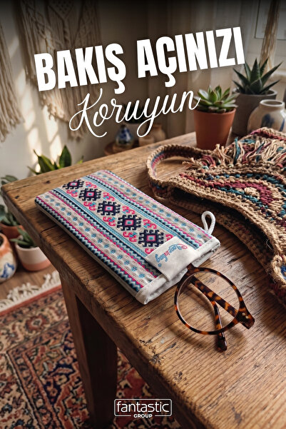 FANTASTIC Kilim tkanina za naočare sa uzorkom - Boho stil zaštićenog kontejne...