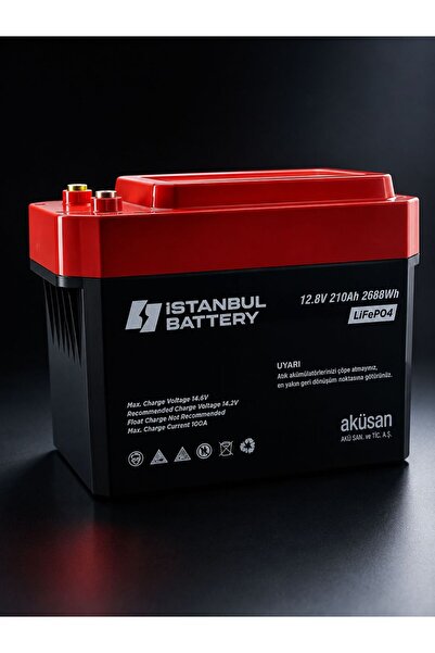 Megacell / Istanbul Battery- 12.8 V 210 Ah Lityum Demir FOSFAT(LIFEP04)-PRİZM...