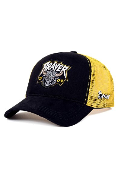 Braver Collection Braver Boğa Nakışlı Trucker Şapka