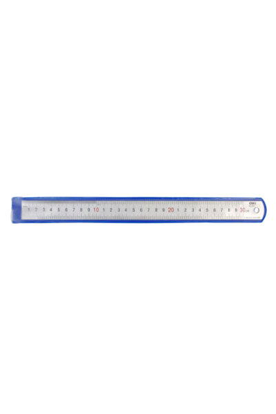 Deli Riglă de oțel de 300 mm (30 cm)