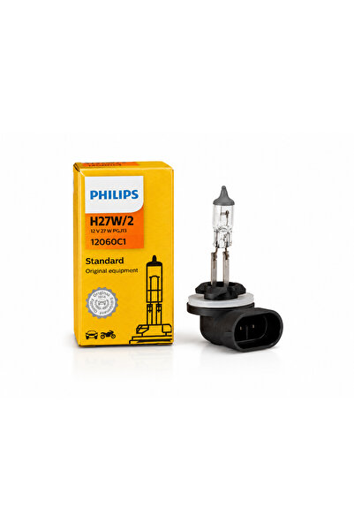 Philips H27W/2 PGJ13 12V 27W Halojen Sis Farı Ampulü Orijinal Ekipman Tekli