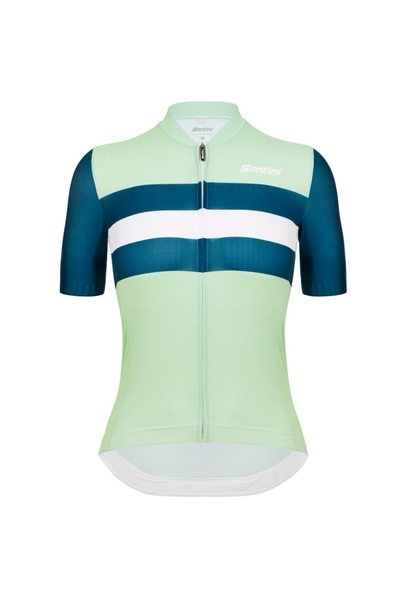 Santini Tricou de ciclism pentru femei Sleek Bengal SS 2024 - Verde deschis - S