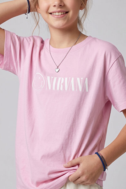 Dmb Girl's Printed Basic Cotton T-Shirt