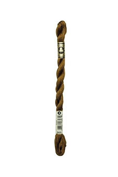 MayHome DMC Κλωστή Κεντήματος Cotton Perle 115 No5 Βαμβακερή 869 Στριφτή Καφέ...