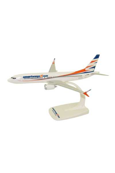PPC Holland Model de avion Smartwings Boeing B737-8Max, plastic, 20 cm, 1:200