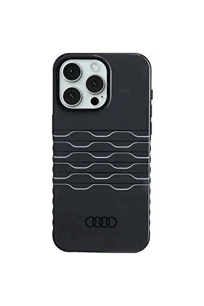 Audi Husă IML MagSafe pentru iPhone 15 Pro Max, neagră