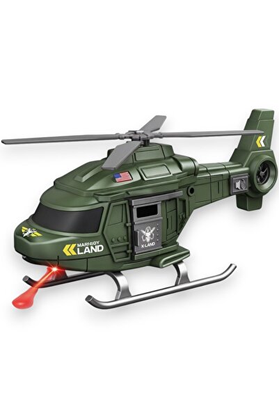 Avaleea Elicopter Militar Cu Frictiune, Scara 1:20, Cu Lumini Si Sunete, Juca...