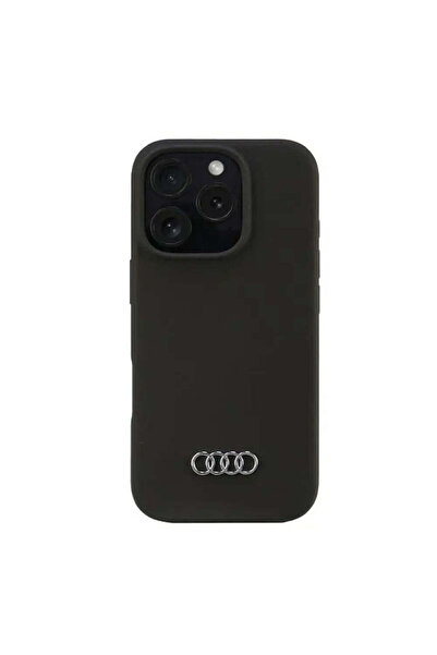 Audi Θήκη Σιλικόνης iPhone 16 Pro 6.3 " μαύρο/μαύρο σκληρή θήκη AU-LSRIP16P-Q...