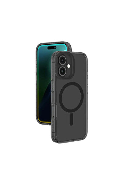 Amazingthing Husă Titan Pro Mag cu inel magnetic pentru iPhone 16 - negru