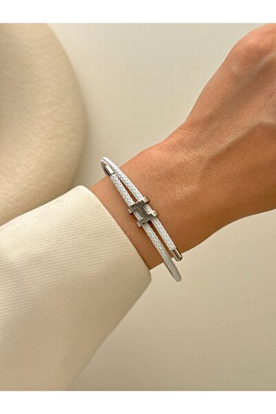 YOUES JEWELRY Steel Women's Men's Unisex Adjustable Rope Bracelet