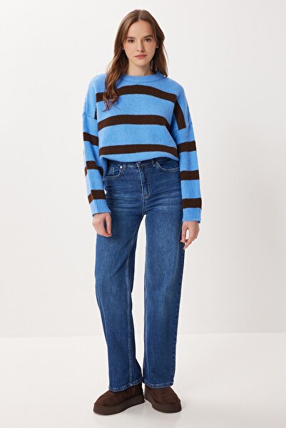 Hiccup Blugi din denim cu talie înaltă și croială largă ISTANBUL
