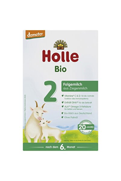 Holle Lapte praf de capra pentru sugari 6 luni Formula 2, -