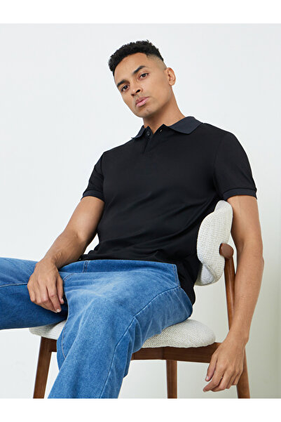 Styli Men Cotton Stretch Regular Fit Polo