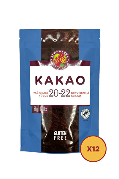 Altınmarka Alkalize %20-22 Kakao Tozu 50gr 12li Set
